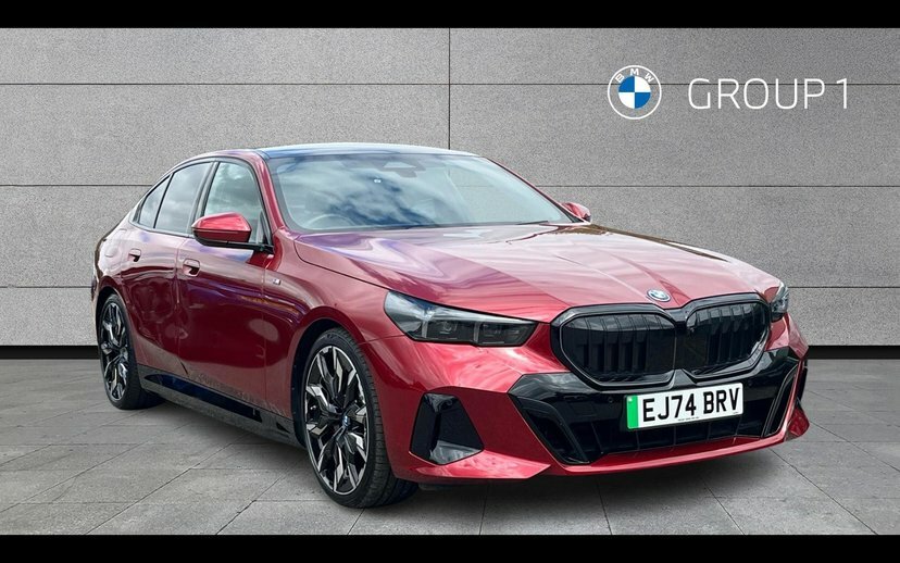 BMW 5 Series 530E M Sport Pro Saloon Red