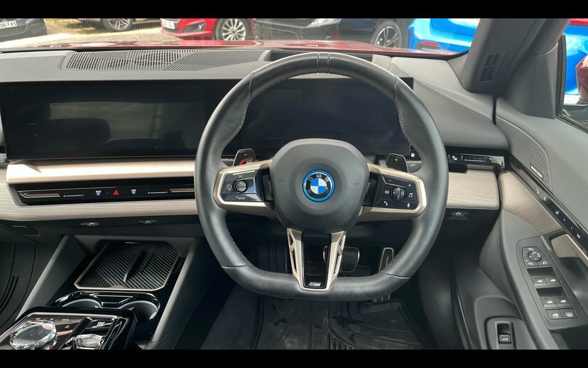 BMW 5 Series 530E M Sport Pro Saloon EJ74BRV Red #5