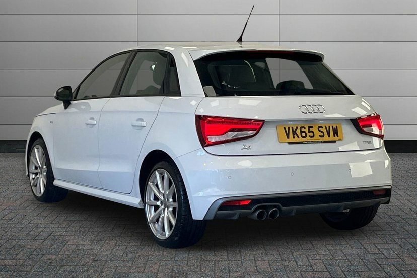 Audi A1 1.4 Tfsi S Line Sportback S Tronic 125 VK65SVW White #3