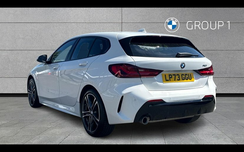 BMW 1 Series 118I M Sport LP73GGU White #2