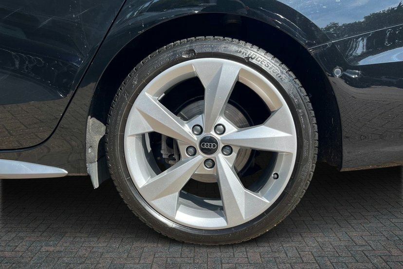 Audi A3 1.5 Tfsi 35 S Line Saloon S Tronic Cs LT23KBF Black #5
