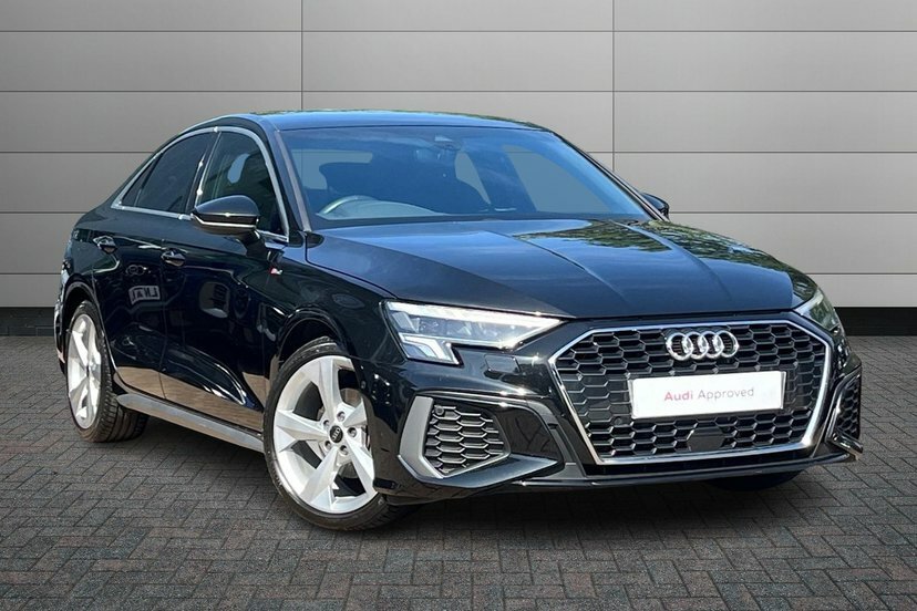 Audi A3 1.5 Tfsi 35 S Line Saloon S Tronic Cs Black