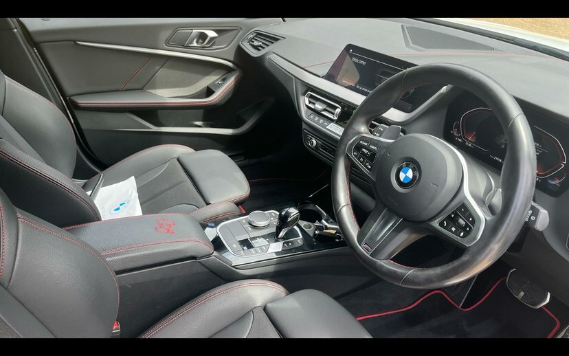 BMW 1 Series 128Ti AF73ZFX White #6
