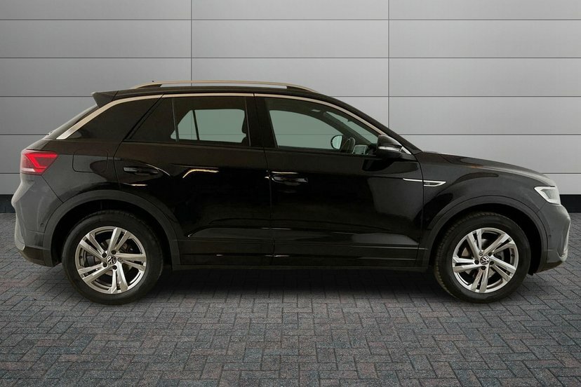 Volkswagen T-Roc 1.5 Tsi R-line Suv 150 Ps AU74OSK Black #4