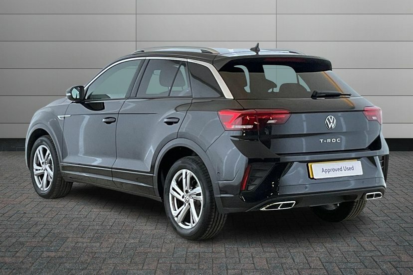 Volkswagen T-Roc 1.5 Tsi R-line Suv 150 Ps AU74OSK Black #3
