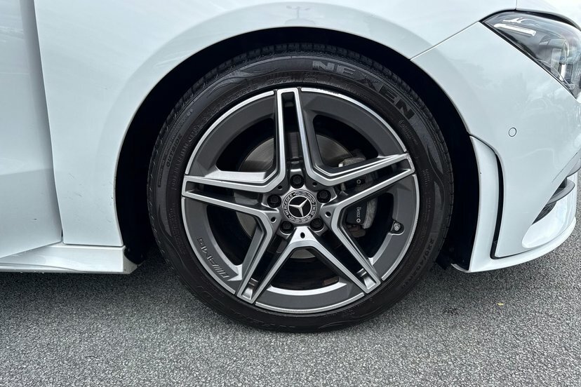 Mercedes-Benz CLA Class Cla180 Amg Line Premium Plus White #4