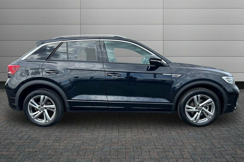 Volkswagen T-Roc 1.5 Tsi R-line Suv 150 Ps GD25NZW Black #4
