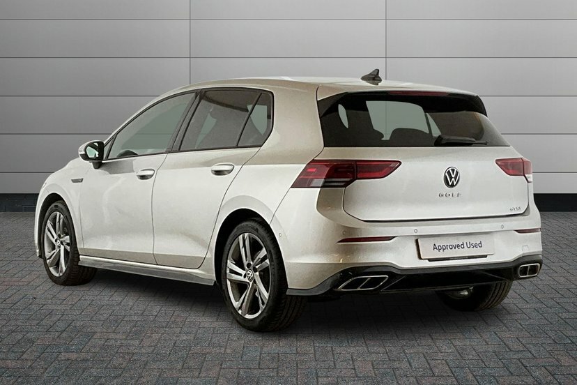 Volkswagen Golf 1.5 Etsi Mhev R-line Hatchback Hybrid D AF24XOZ Silver #3