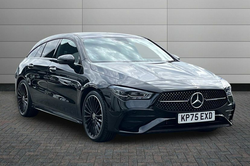 Mercedes-Benz CLA Class 1.3 Cla200h Mhev Amg Line Premium Plus Shooting Black