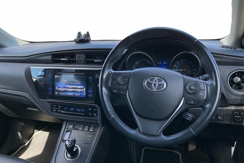 Toyota Auris 1.8 Vvt-h Excel Hatchback Hybrid Cvt 1 Blue #6