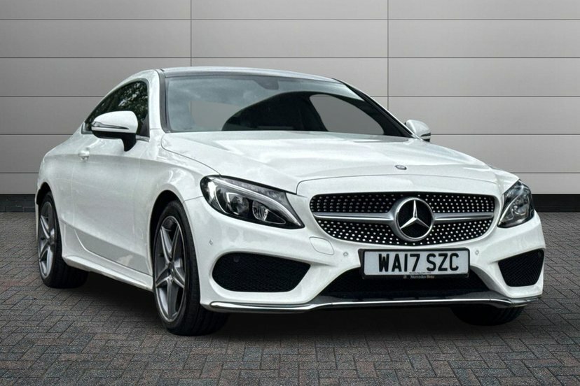 Mercedes-Benz C Class 2.0 C200 Amg Line Coupe 184 Ps White