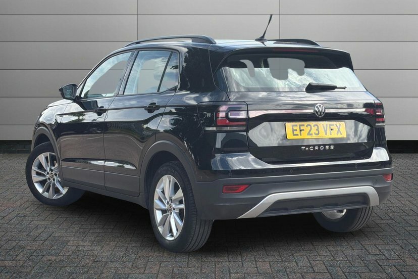 Volkswagen T-Cross 1.0 Tsi Se Suv 95 Ps EF23VFX Black #3