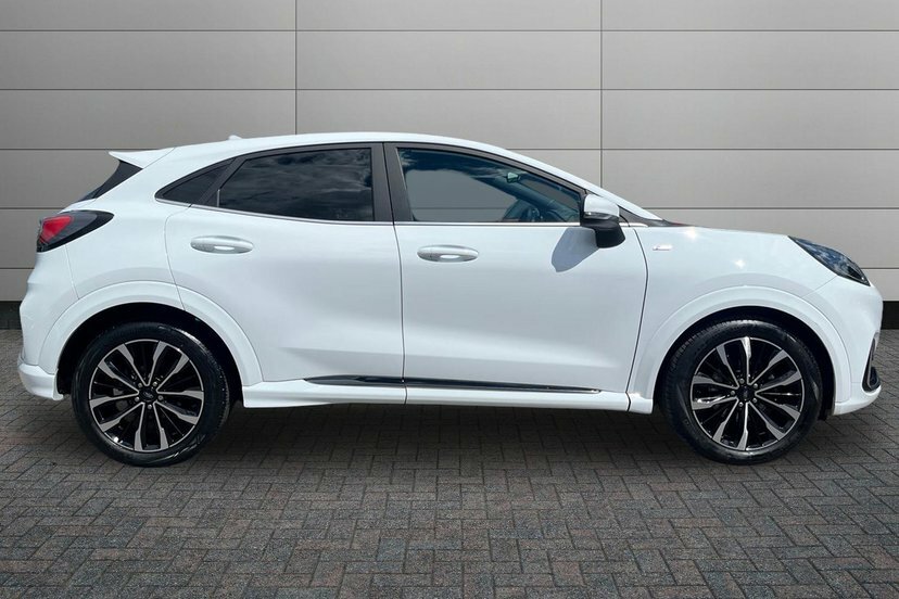 Ford Puma 1.0T Ecoboost Mhev St-line Vignale Suv EA22HFN White #4