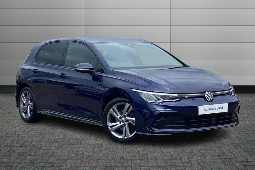 Volkswagen Golf 1.5 Etsi Mhev R-line Hatchback Hybrid D Blue