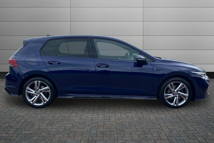 Volkswagen Golf 1.5 Etsi Mhev R-line Hatchback Hybrid D ME73VCM Blue #4