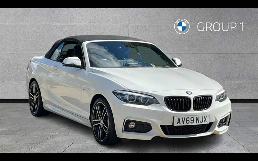 BMW 2 Series 220I M Sport Convertible White