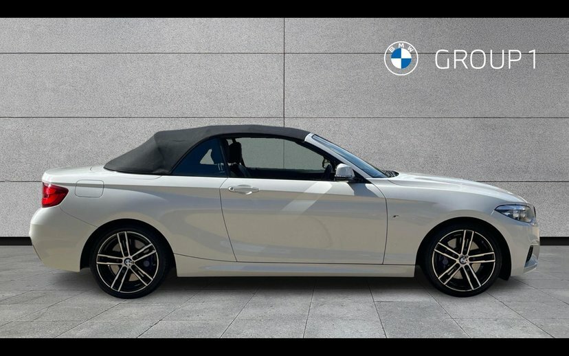 BMW 2 Series 220I M Sport Convertible White #3