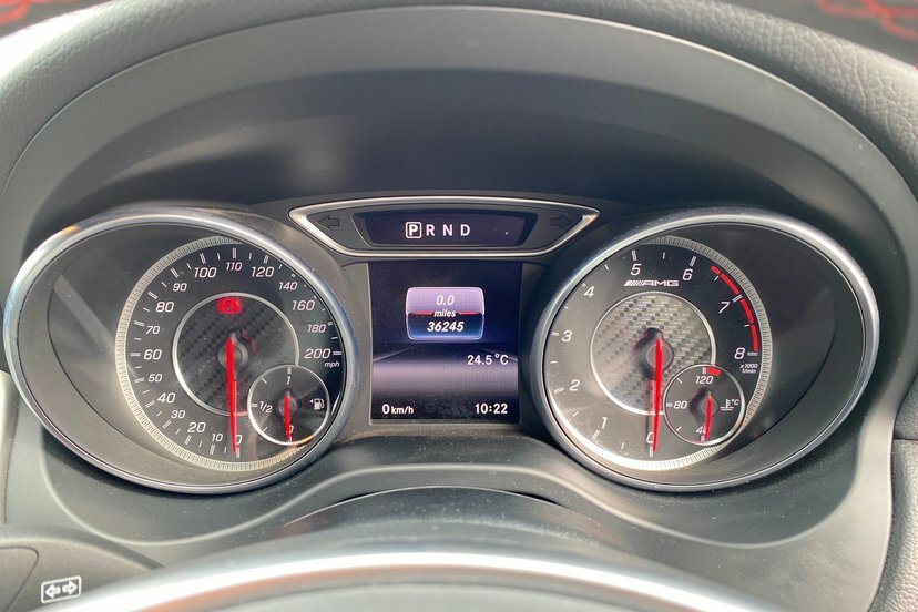 Mercedes-Benz CLA Class Cla45 Amg Coupe 4 Matic Black #6