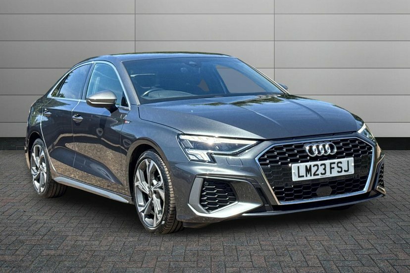 Audi A3 1.5 Tfsi 35 S Line Saloon S Tronic 150 Grey