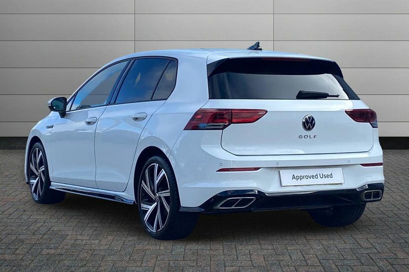 Volkswagen Golf 2.0 Tdi R-line Hatchback Dsg 150 Ps WJ22OWR White #3