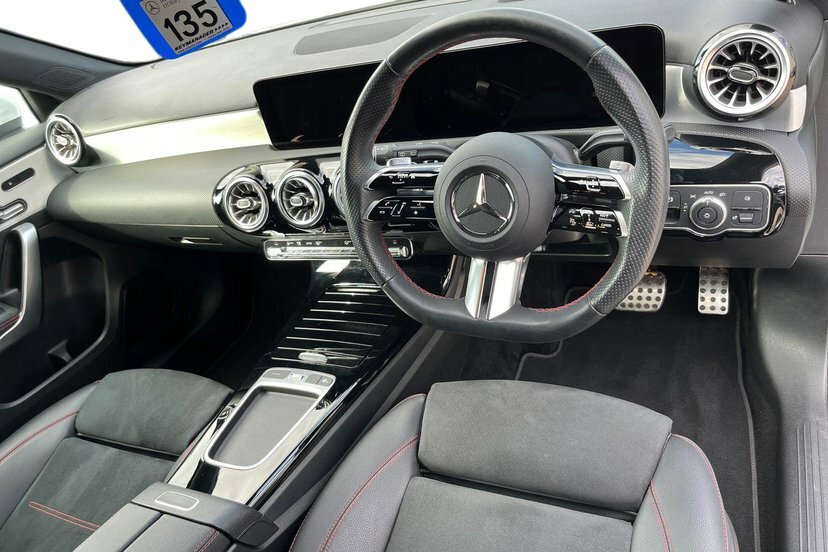 Mercedes-Benz A Class A200h Mhev Amg Line Premium Plus AY73OCC White #5