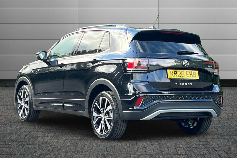 Volkswagen T-Cross 1.0 Tsi R-line Suv Dsg 115 Ps Deliver Black #3