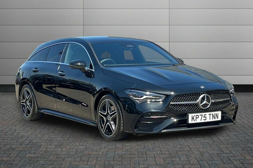 Mercedes-Benz CLA Class 1.3 Cla180h Mhev Amg Line Executive Shooting Bra Black