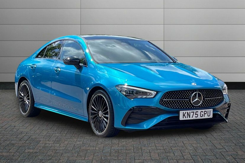 Mercedes-Benz CLA Class Cla220d Amg Line Premium Plus Coupe Blue