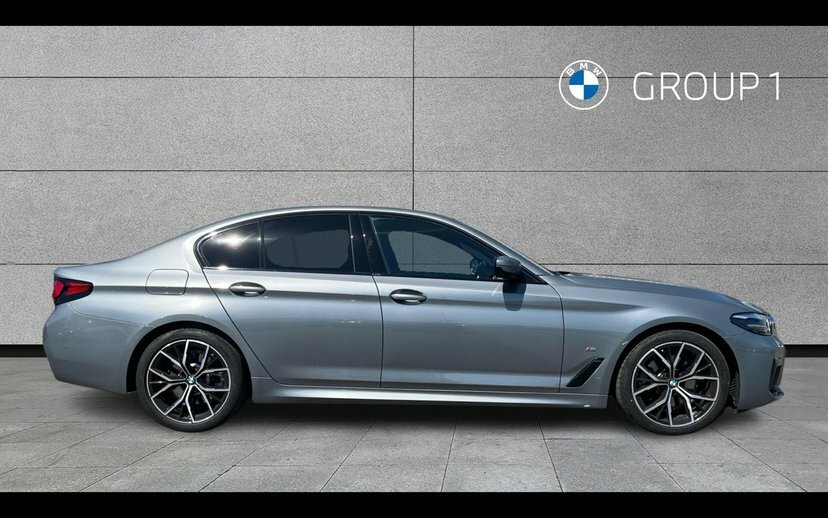 BMW 5 Series 520I M Sport Saloon Grey #3