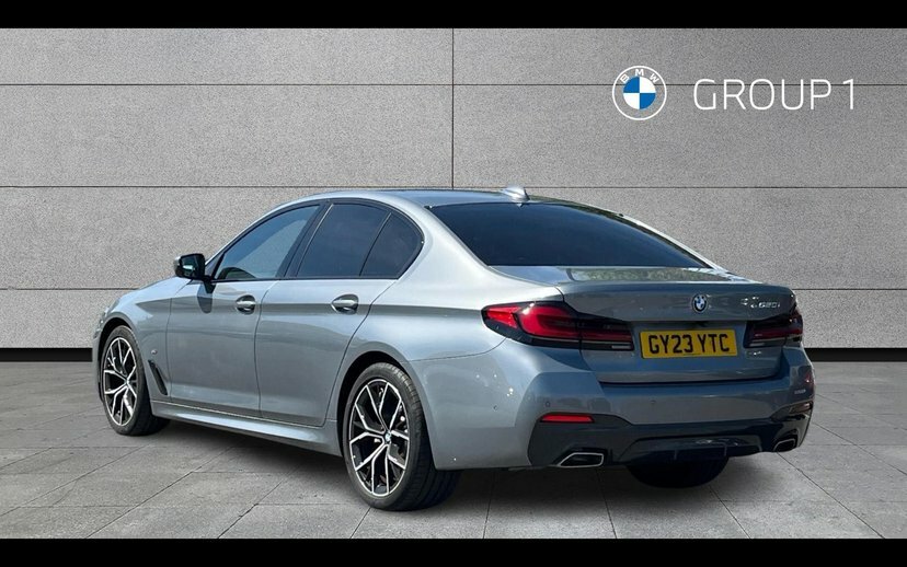 BMW 5 Series 520I M Sport Saloon Grey #2