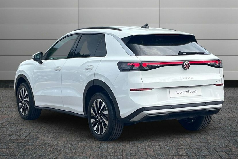 Volkswagen T-Roc 1.5 Etsi Mhev Life Suv Hybrid Dsg 150 GM26AZL White #3