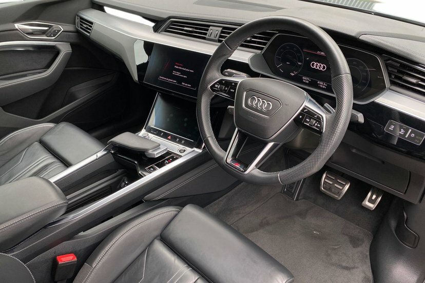 Audi Q8 e tron 55 S Line Sportback Quattro 114K Grey #6