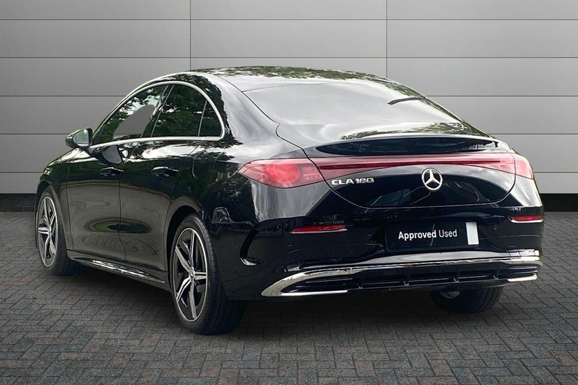 Mercedes-Benz CLA Class Cla180h Hybrid Amg Line Executive KO75FXW Black #2