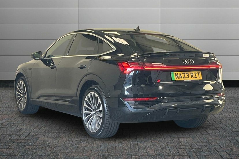 Audi Q8 e tron 55 S Line Sportback Quattro 114K Black #3