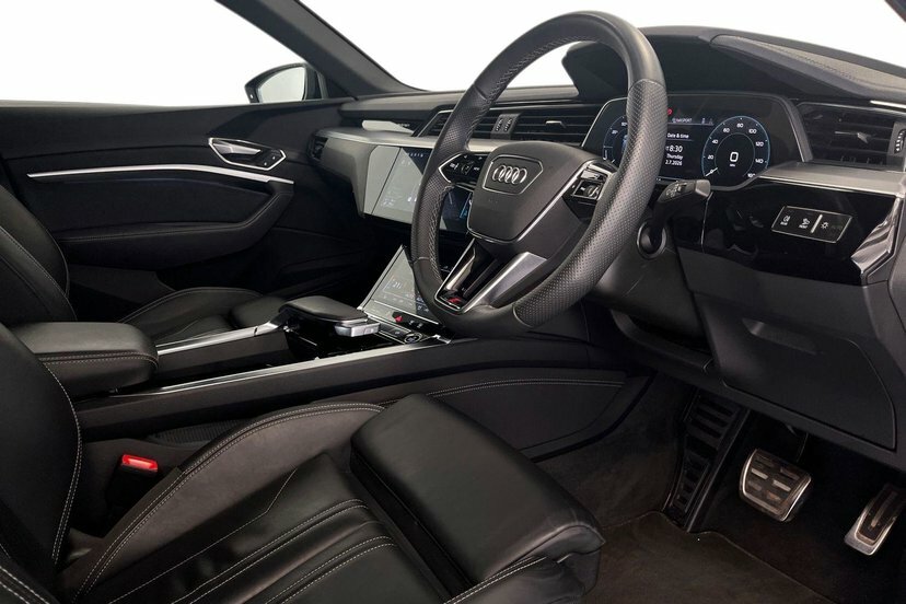 Audi Q8 e tron 55 S Line Sportback Quattro 114K Black #6