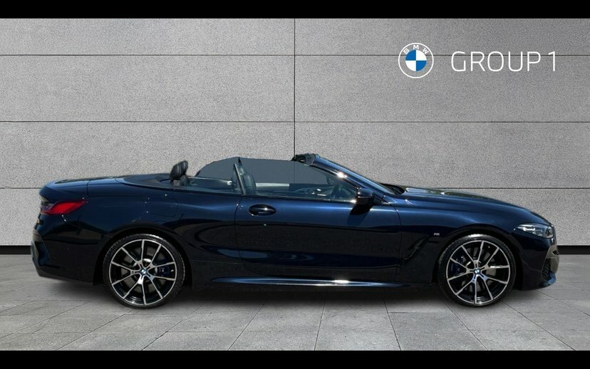 BMW 8 Series 840I Convertible Black #3