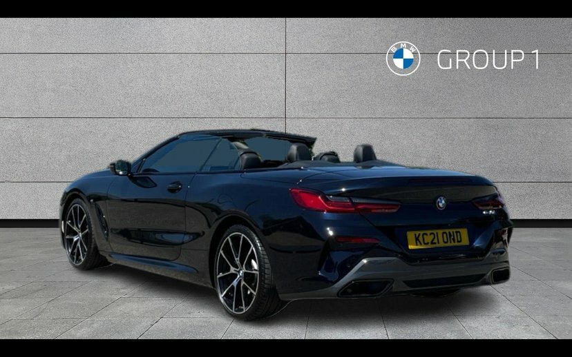 BMW 8 Series 840I Convertible Black #2
