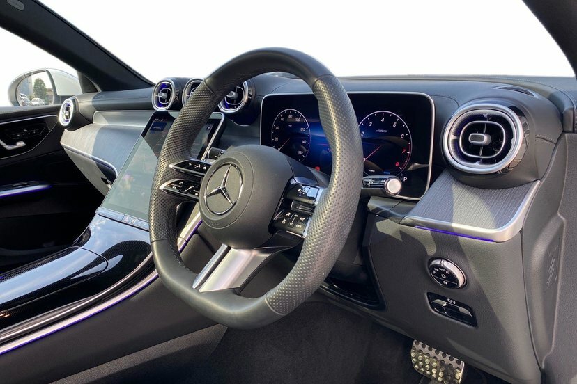 Mercedes-Benz GLC Class Glc300h Mhev Amg Line Premium Coupe H KO25ZDF White #5