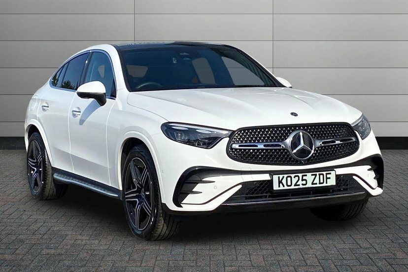 Mercedes-Benz GLC Class Glc300h Mhev Amg Line Premium Coupe H White