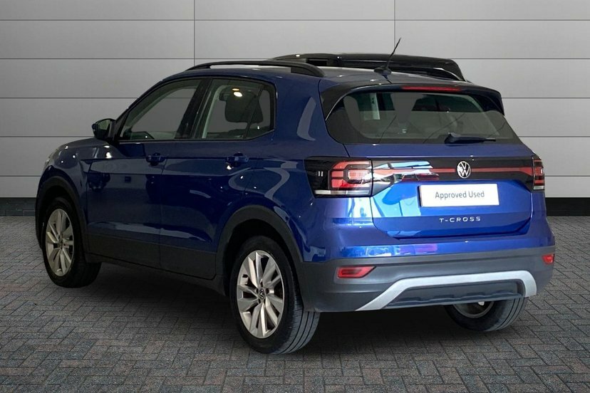 Volkswagen T-Cross 1.0 Tsi Se Suv Dsg 110 Ps LM71XKV Blue #3
