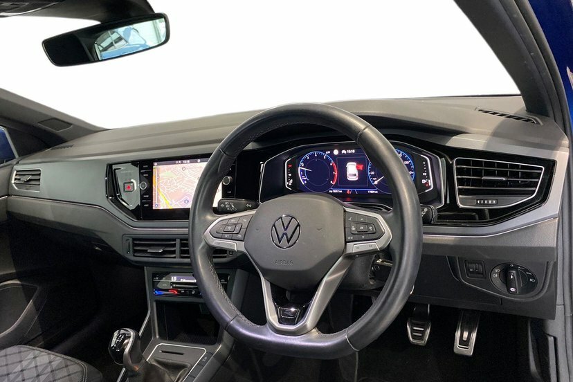 Volkswagen Polo 1.0 Tsi R-line Hatchback 95 Ps LT23WJF Blue #6
