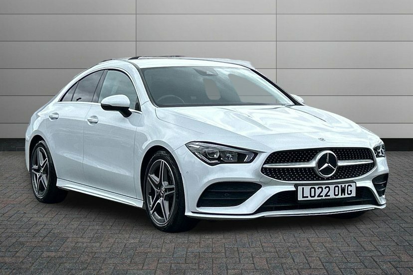 Mercedes-Benz CLA Class 1.3 Cla200 Amg Line Coupe 7G-dct 163 P White