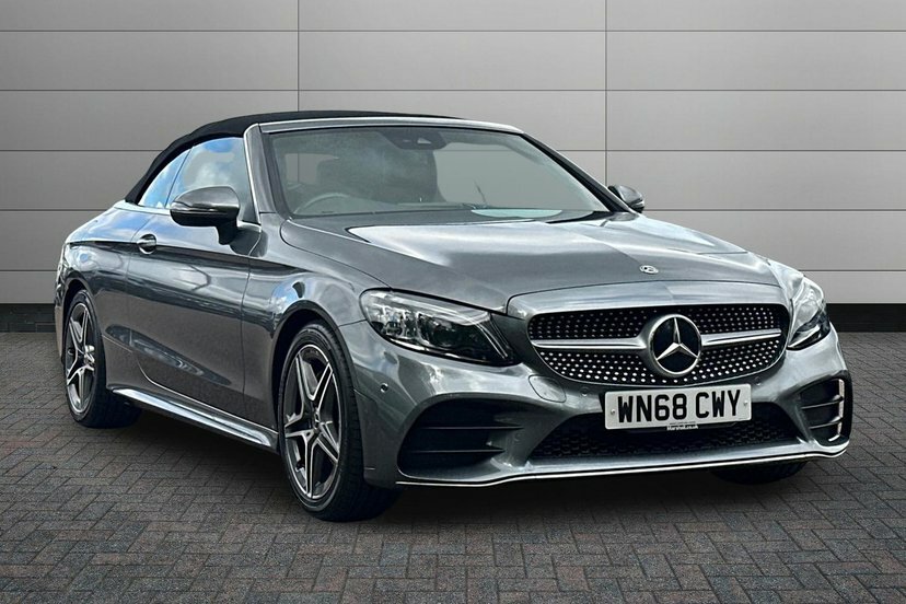 Mercedes-Benz C Class C200 Mhev Amg Line Premium Cabriolet Grey