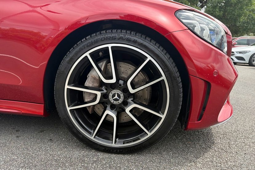 Mercedes-Benz C Class C300d Amg Line Premium Coupe Red #4