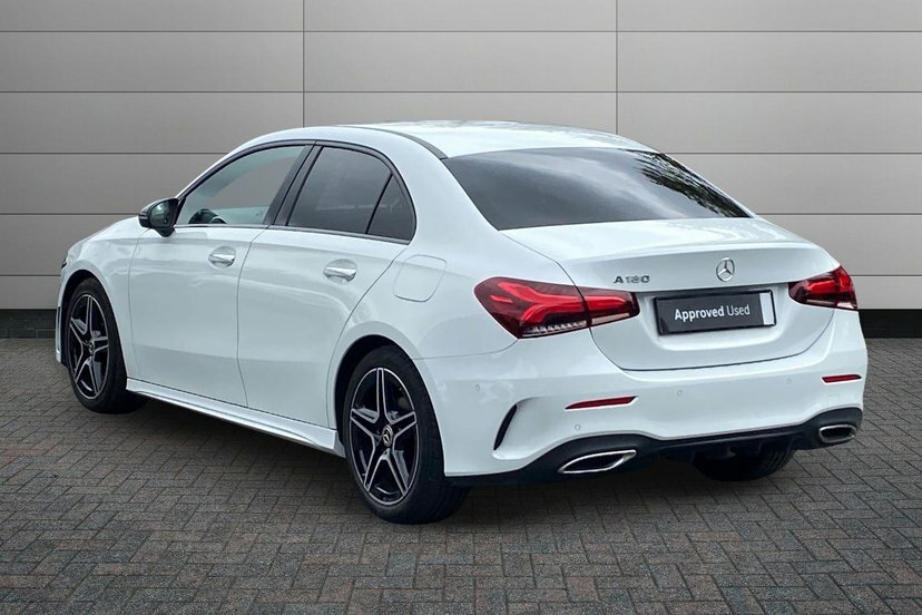 Mercedes-Benz A Class 1.3 A180 Amg Line Premium Saloon 7G-d DE72AFJ White #2