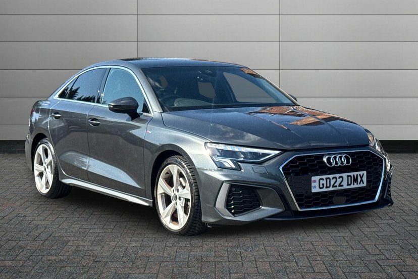 Audi A3 1.5 Tfsi 35 S Line Saloon S Tronic 150 Grey