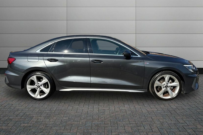 Audi A3 1.5 Tfsi 35 S Line Saloon S Tronic 150 GD22DMX Grey #4