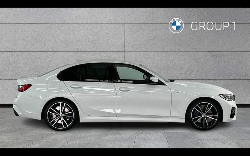 BMW 3 Series 320I Xdrive M Sport Saloon EO69BDV White #3