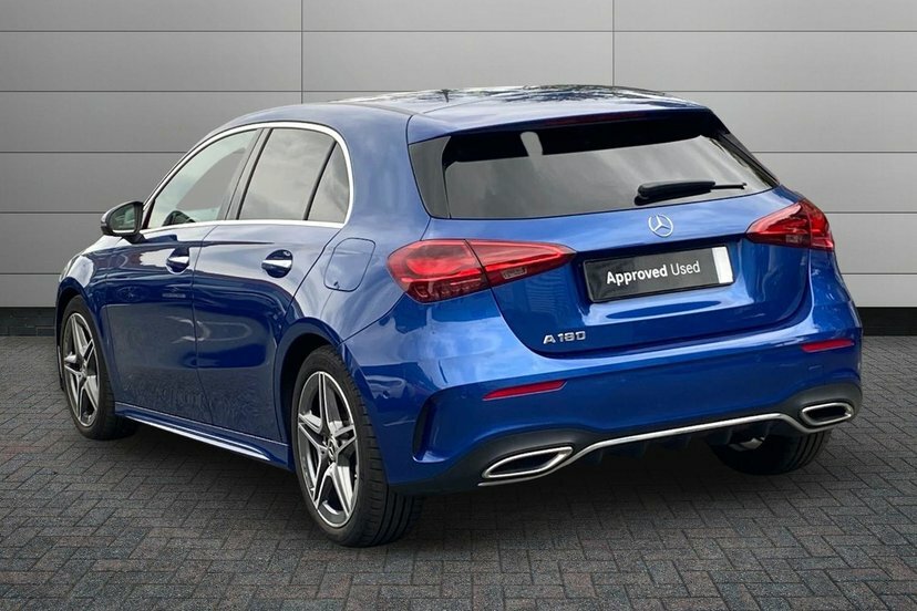 Mercedes-Benz A Class 1.3 A180h Mhev Amg Line Executive Hatchback PO74RCU Blue #2