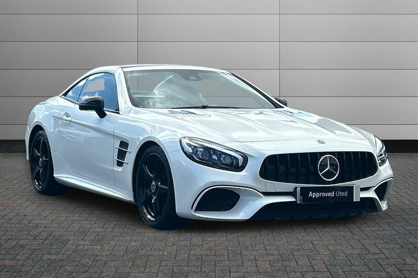 Mercedes-Benz SL Class 3.0 Sl400 V6 Amg Line Roadster G-tronic White
